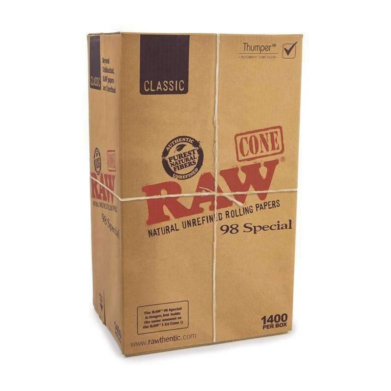 98 Special RAW Cones | RAW Classic Pre-Rolled/Rolling Cones - V-Station Store