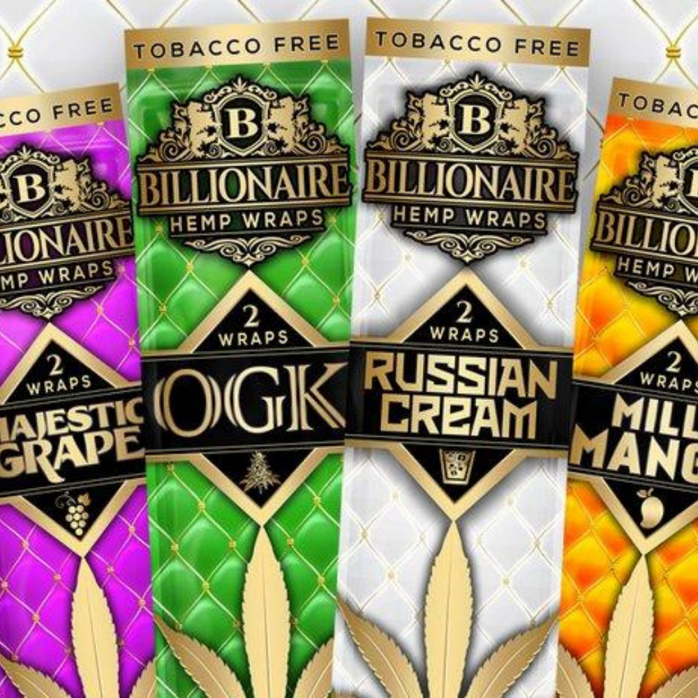 Billionaire Hemp Wraps | Smoke Stop Billionaire Hemp Wraps | Smoke Stop