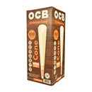 Monthly Smoking & Weed Subscription Box 1-¼ Size OCB Cones: 800-Pack | Virgin Unbleached Pre-Rolled Cones