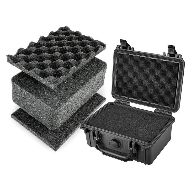 8-9" Hard Case/Bag For Glass Dab Rigs, Bongs, Pipes, Hookahs [Pelican Case Style]