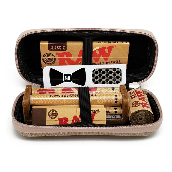 RAW 7-In-1 Bundle | Hard Shell Case, Rolling Papers, Maker Machine + Accessories - V-Station Store