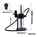 Gravity Bong / Hookah [Black] | Glass Rotating Gravity Bong