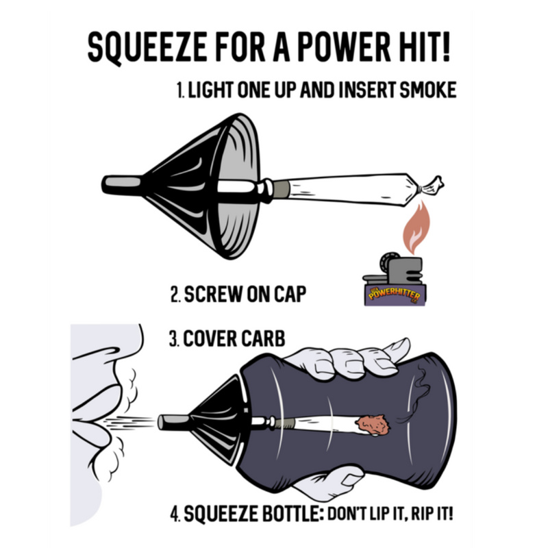 Puff Smoking Device/Accessory | The Classic Power Hitter Style
