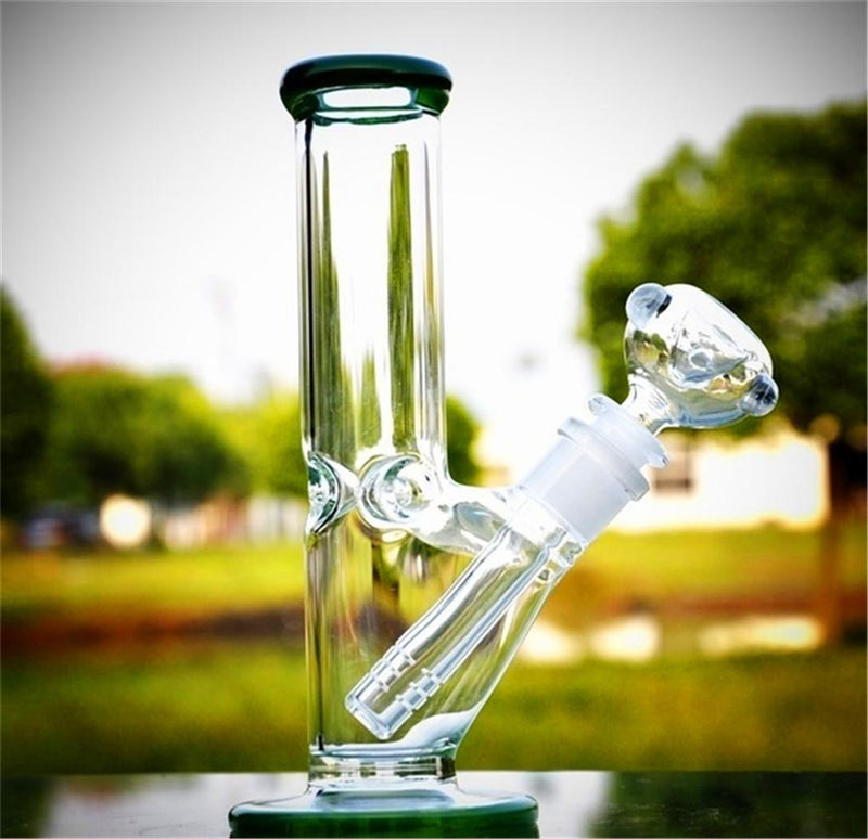 7″ Straight Glass Dab Rigs | Water Bong Pipes - V-Station Store