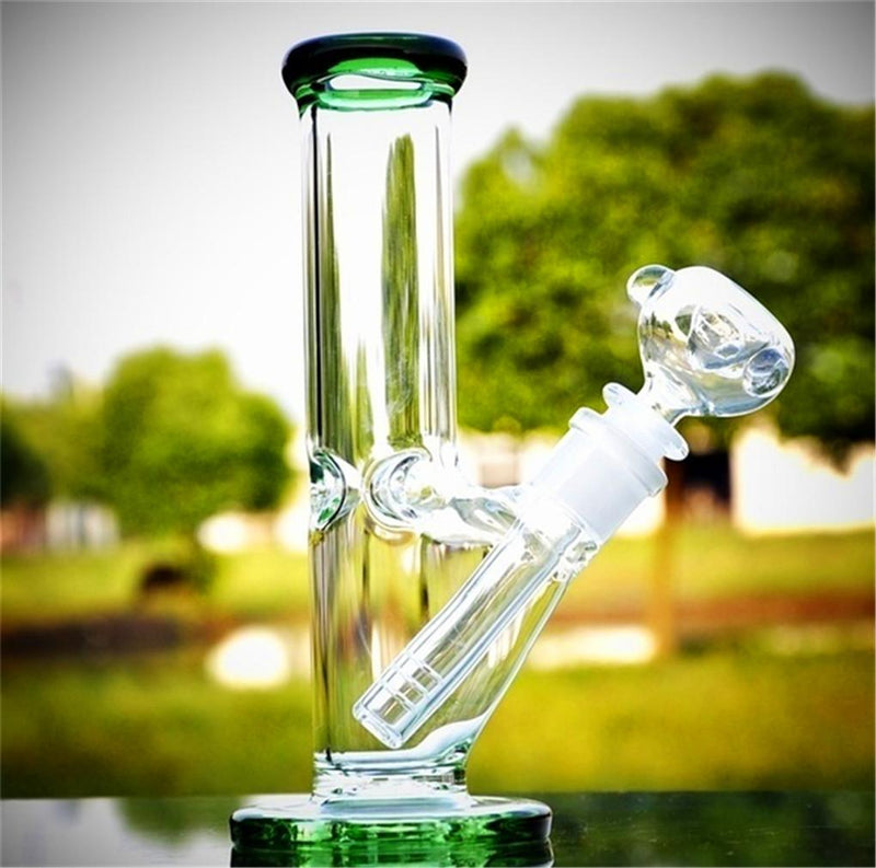 7″ Straight Glass Dab Rigs | Water Bong Pipes - V-Station Store