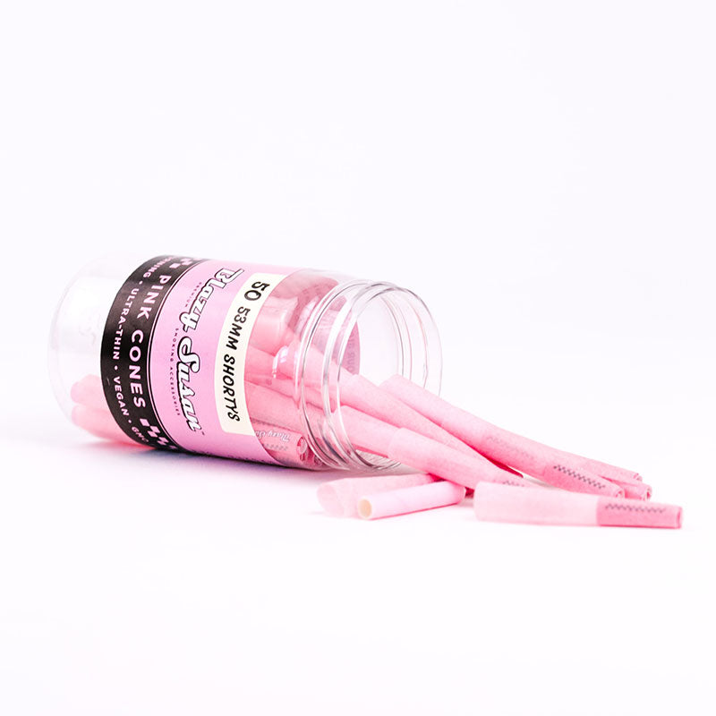 SHORTYS Blazy Susan Pink Rolling/Pre-Rolled Cones | 53-mm