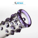 15″ Straight Glass Dab Rigs W/ Spots [Purple] | Water Bong Pipes - V-Station Store