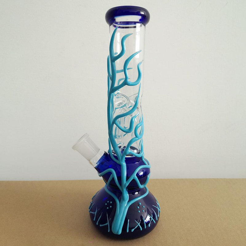 Home page 10″ Fluorescent Glass Dab Rigs / Beaker Bong | Water Bong Pipes