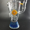 14″ Straight Glass Dab Rigs W/Color Edge Oil Rigs | Thick Water Bong Pipes - V-Station Store