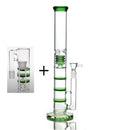 17″ Tall Glass Dab Rigs / Straight Bong | Water Bong Pipes - V-Station Store