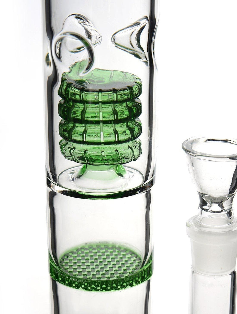 17″ Tall Glass Dab Rigs / Straight Bong | Water Bong Pipes - V-Station Store