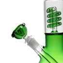 12″ Glass Dab Rigs / Beaker Bong With Perc. (Green) | Water Pipes - V-Station Store