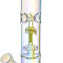 12″ Straight Glass Dab Rigs [Rainbow] | Water Bong Pipes - V-Station Store