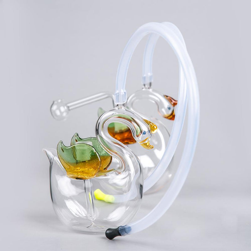 Swan Glass Dab Rigs | Water Bong Pipes - V-Station Store