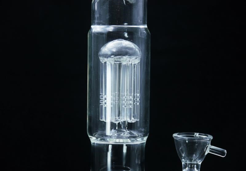 17″ Tall Straight Glass Dab Rigs | Water Bong Pipes - V-Station Store