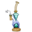 9" Deluxe Glass Dab Rigs [Bubbler] | Water Bong Pipes - V-Station Store