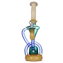 9" Deluxe Glass Dab Rigs [Bubbler] | Water Bong Pipes - V-Station Store