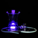 20" Tall Glass Water Pipe Hookah-Narguile-Shisha W/ Lights - V-Station Store