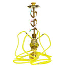 30" Large Glass Water Pipe Hookah-Narguile-Shisha W/ Lights (Golden Edition) - V-Station Store