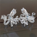 Octopus Glass Rigs Glass Bong Water Pipe Dab With 14.4mm Male Joint Handmade Craft Bubbler Heady Nail Cap Wholesaler