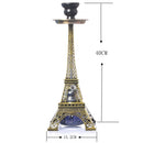 15" Eiffel Tower Glass Water Pipe Hookah / Narguile / Shisha (Double Tube Filter) - V-Station Store