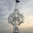 12" Deluxe Glass Dab Rigs [Octopus Style] | Water Bong Pipes - V-Station Store