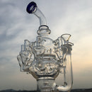 12" Deluxe Glass Dab Rigs [Octopus Style] | Water Bong Pipes - V-Station Store