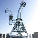 9" Deluxe Glass Dab Rigs [Premium Beaker Style] | Water Bong Pipes - V-Station Store