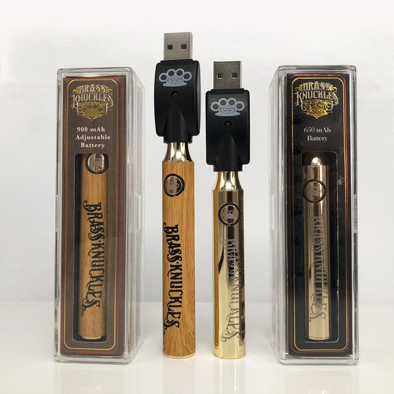 Brass Knuckles Pen Battery 900 MAh + USB Charger (510 Thread) Brass Knuckles Pen Battery 900 MAh + USB Charger (510 Thread)