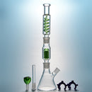 17 " Deluxe Glass Dab Rigs [Tall Straight Style] | Water Bong Pipes - V-Station Store