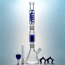 17 " Deluxe Glass Dab Rigs [Tall Straight Style] | Water Bong Pipes - V-Station Store
