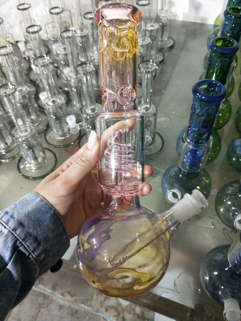 Glass Dab Rigs, Water Pipes, Bongs 11" Glass Dab Rigs / Beaker Bong [Vintage Edition] | Water Bong Pipes