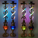30" Large Glass Water Pipe Hookah-Narguile-Shisha W/ Lights (Golden Edition) - V-Station Store