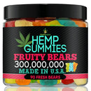 Premium Hemp Gummies: 90 Fresh Sweets | 300.000.000 | Made In USA