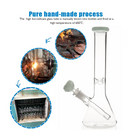 13″ Glass Dab Rigs | Beaker Bongs Water Pipes (Clear & Green) - V-Station Store