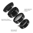 4-Layer Flower Herb Mill Grinder / Black