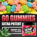 Hemp Gummies: High Potency | 15.000.000 MG | 60 Sweets / 500.000 MG Each