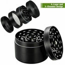 4-Layer Flower Herb Mill Grinder / Black