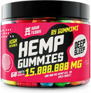 Hemp Gummies: High Potency | 15.000.000 MG | 60 Sweets / 500.000 MG Each