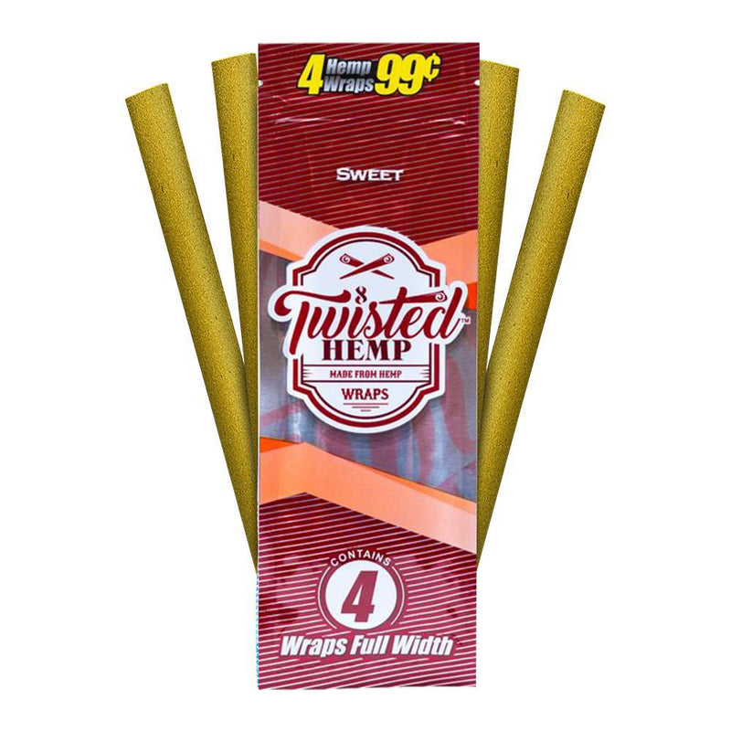 60-Wraps: Twisted Hemp Wraps | Sweet Flavor