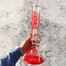 11″ Glass Dab Rigs / Beaker Bong W/ Perc. (Fluorescent Tree Edition) - V-Station Store