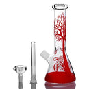 11″ Glass Dab Rigs / Beaker Bong W/ Perc. (Fluorescent Tree Edition) - V-Station Store