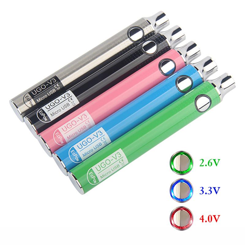 UGO V3 Pen Battery 510 Thread 650 MAh W/ USB Charger - V-Station Store