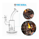 9" Glass Dab Rigs [Purple] | Water Bong Pipes - V-Station Store