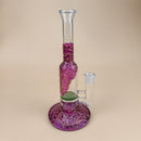 12″ Artistic Straight Glass Dab Rigs W/ Perc | Water Bong Pipes - V-Station Store